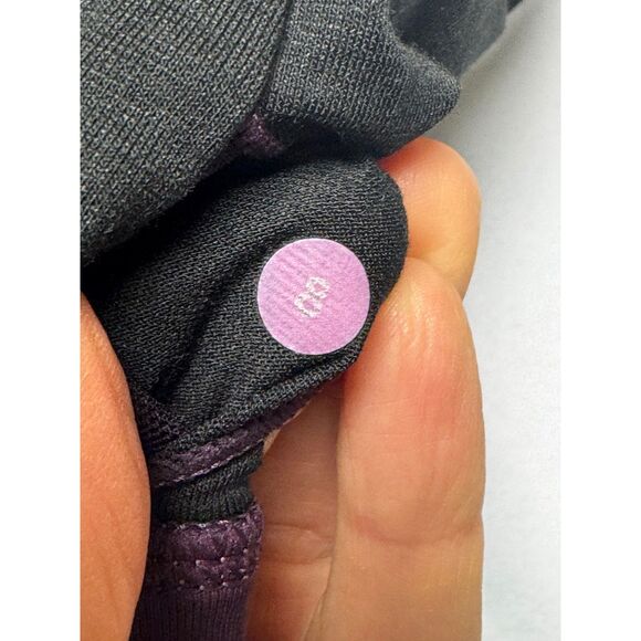 LULULEMON Shibori Energy Bra Darkest Magenta Black Tie Dye, Sz 8 - Picture 8 of 8